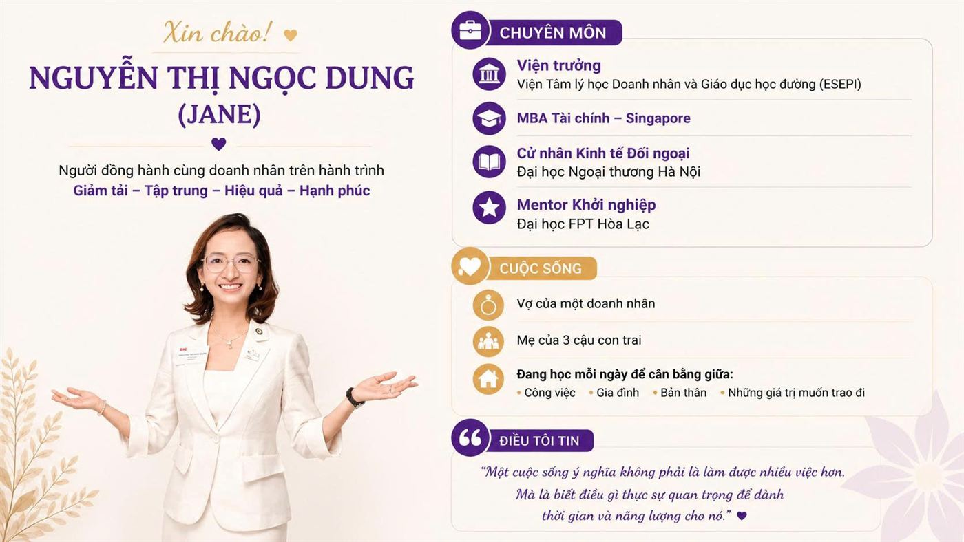 Nguyễn Thị Ngọc Dung (Jane) – Viện trưởng ESEPI