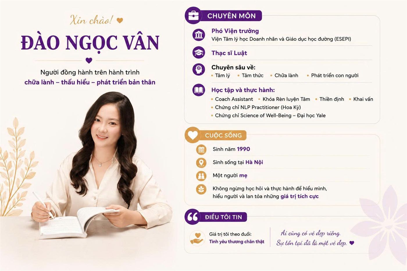 Đào Ngọc Vân – Phó Viện trưởng ESEPI